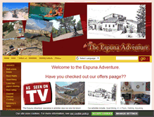 Tablet Screenshot of espuna-adventure.com